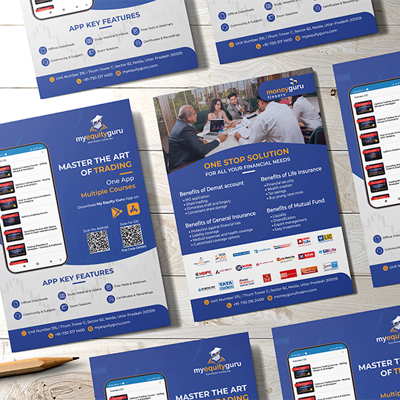 Leaflet Design My Money Guru
