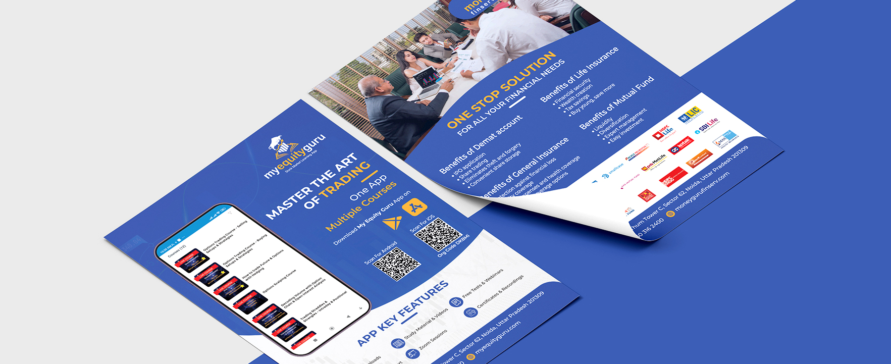Leaflet Design My Money Guru